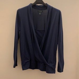 Ralph Lauren Navy Blue Blouse with Camisole XL